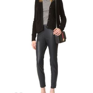 NWT cupcakes and cashmere Faux Leather Leggings